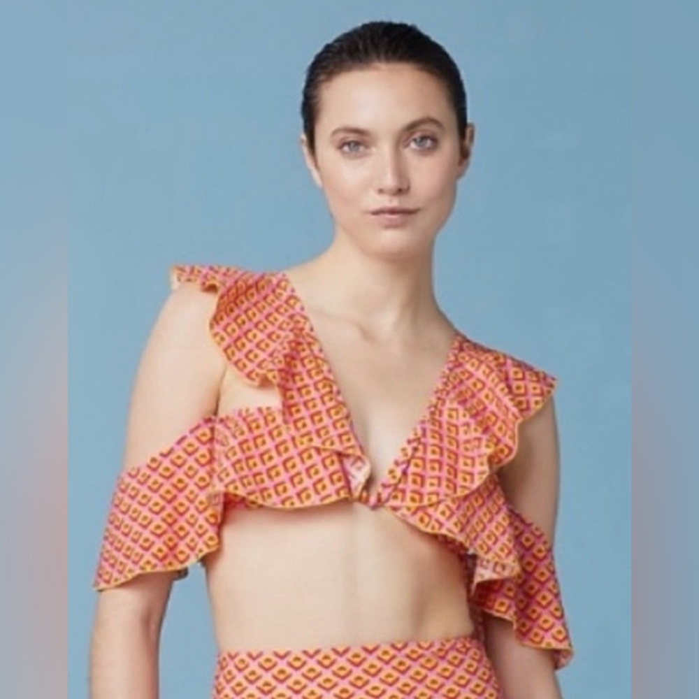 NWT Diane Von Furstenberg RITA BIKINI TOP(only)